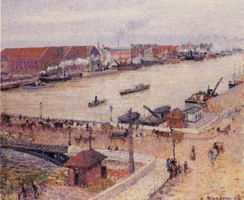 卡米耶 畢沙羅 The Seine in Flood, Rouen 卡米耶 畢沙羅 The Seine in Flood, Rouen